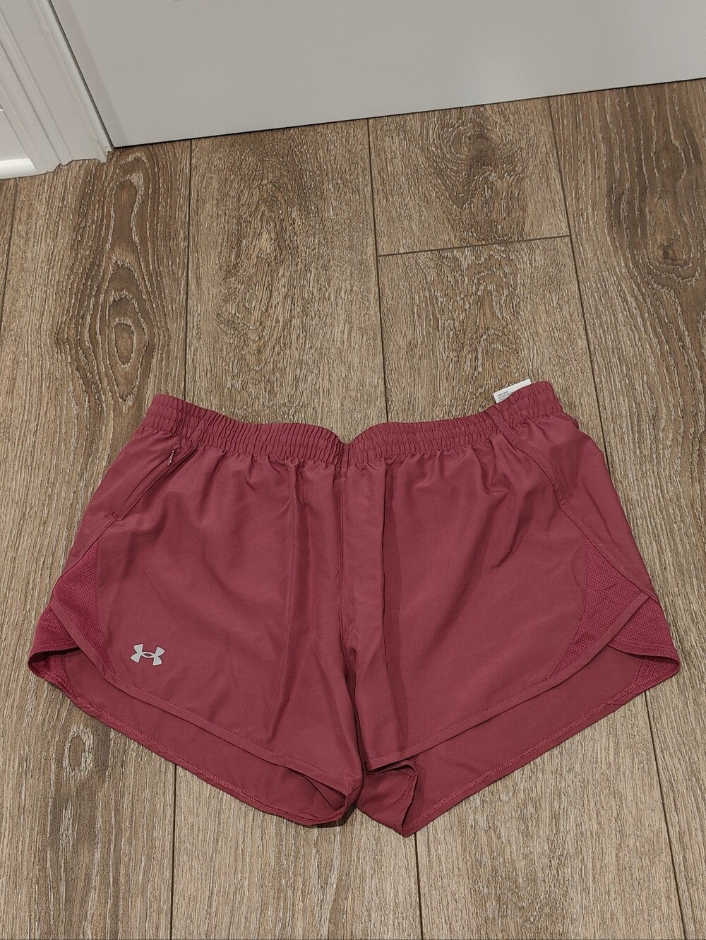 Under Armour Women's Maroon Athletic Running Shorts